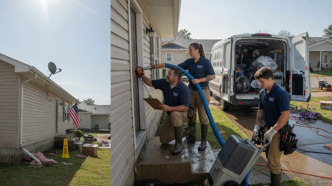 Ceiling Water Damage Restoration in Orangeville, IL near me