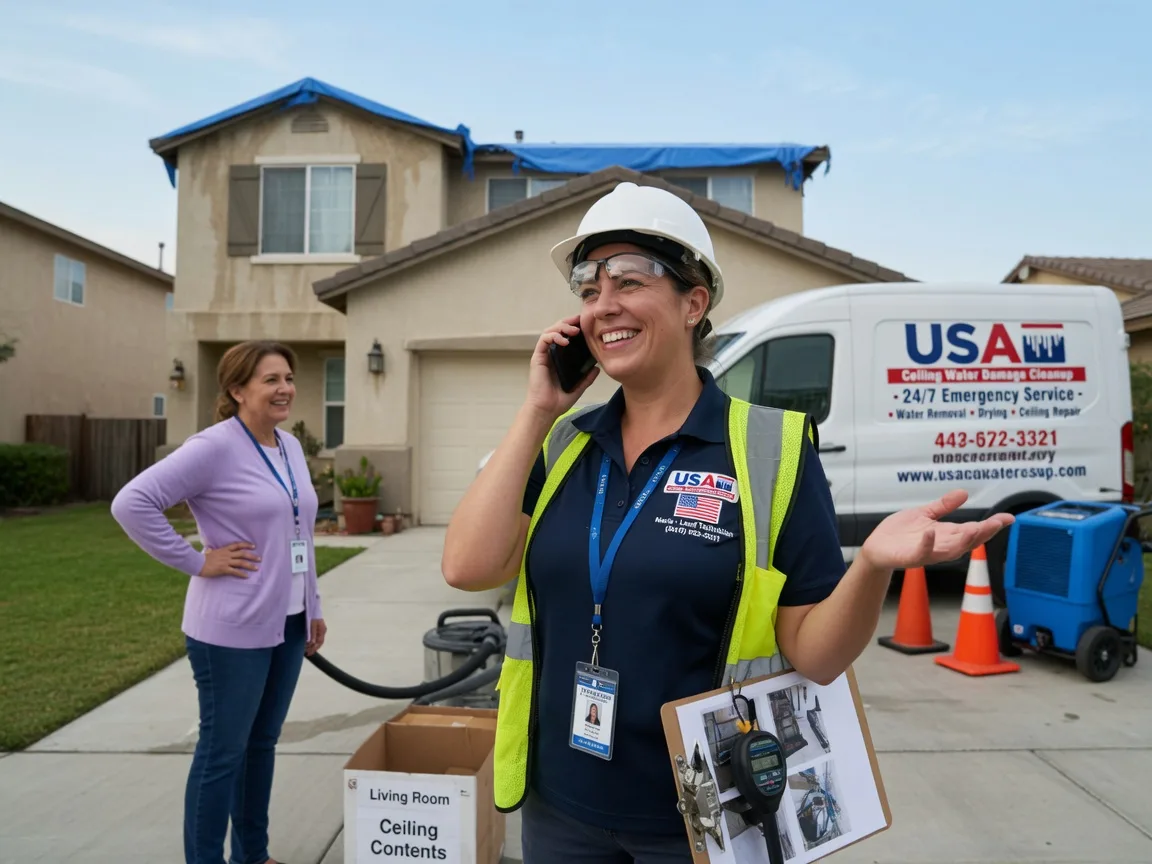 Ceiling Water Damage Restoration Orangeville, IL FAQs
